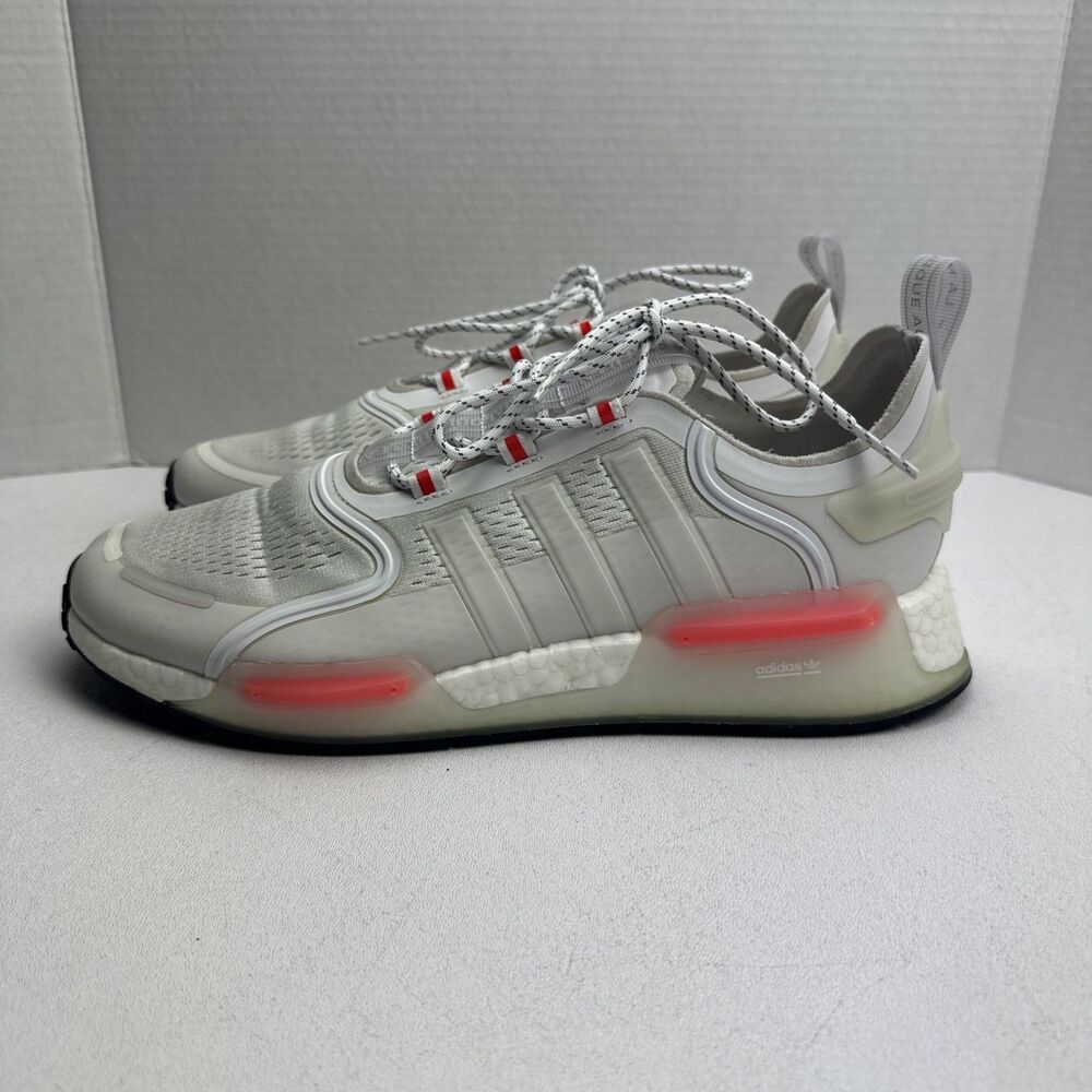 Adidas Men's NMD V3 Low Wonder Sneakers White Orange Size 11 No Box GX2089